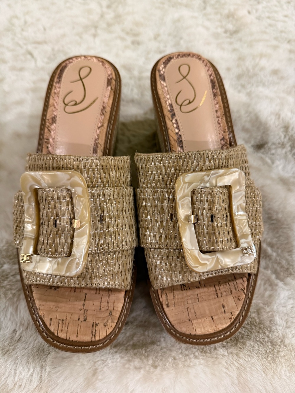Sam Edelman Platform Sandals women’s Sz 8 1/2
